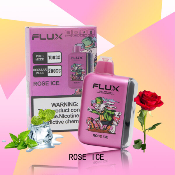 1131390875e850d4adfb3d842a6fbb00 FLUX ROSE ICE 20000 PUFFS - TOBACCO PRODUCT... - Tobacco Product