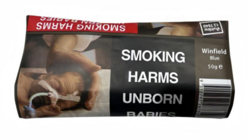 WINFIELD BLUE ROLL YOUR OWN 50G (TRANSPARENT PACKA... - Tobacco Product