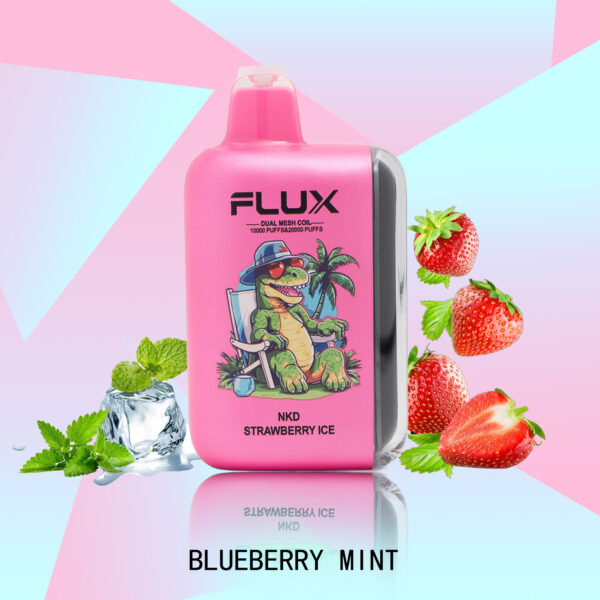 62607f9baaaa9ec76fa3685d612dc7ec FLUX NKD STRAWBERRY ICE 20000 PUFFS - Tobacco Product