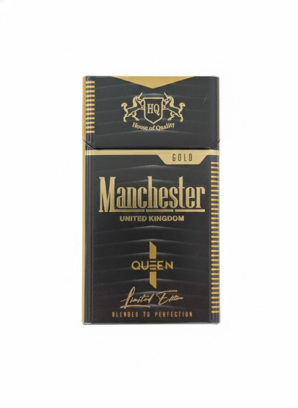 97053b765d00a3e47900870e8e675b0f MANCHESTER QUEEN GOLD 20’S LIMITED EDITION - TOBAC... - Tobacco Product