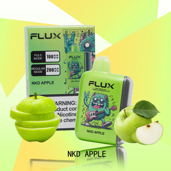 9a9889e266b70a38b34aab0187601b60 FLUX NKD APPLE 20000 PUFFS - Tobacco Product