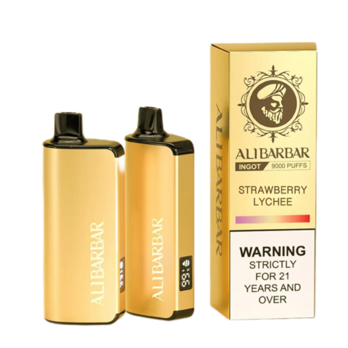 b7e79830051c72712e0f62db96177dc2 ALIBARBAR INGOT9000 STRAWBERRY LYCHEE - Tobacco Product