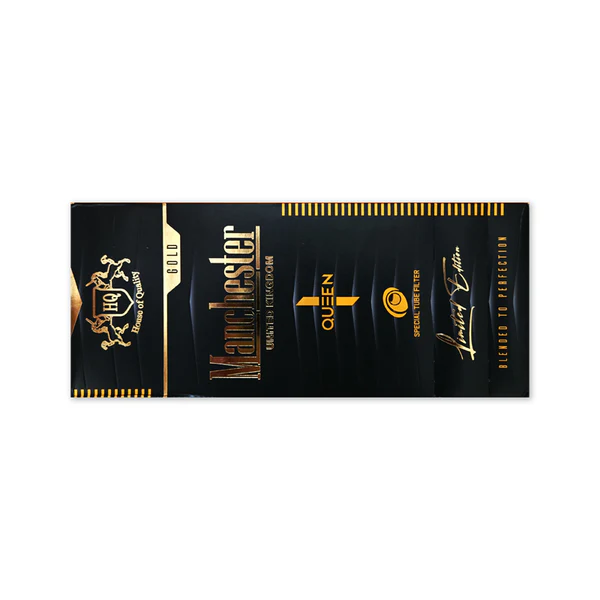 f1c76ba7a53450230171244e445734d2 MANCHESTER QUEEN GOLD 20’S LIMITED EDITION - TOBAC... - Tobacco Product